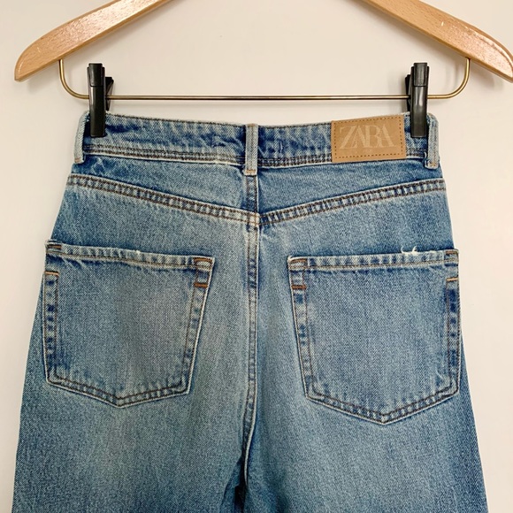 Zara high rise wide long jeans size 2 - Picture 7 of 10